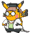 #025 Professoren-Pikachu