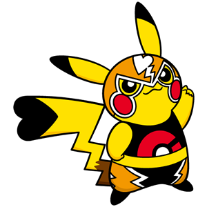 #025 Pikachu Libre
